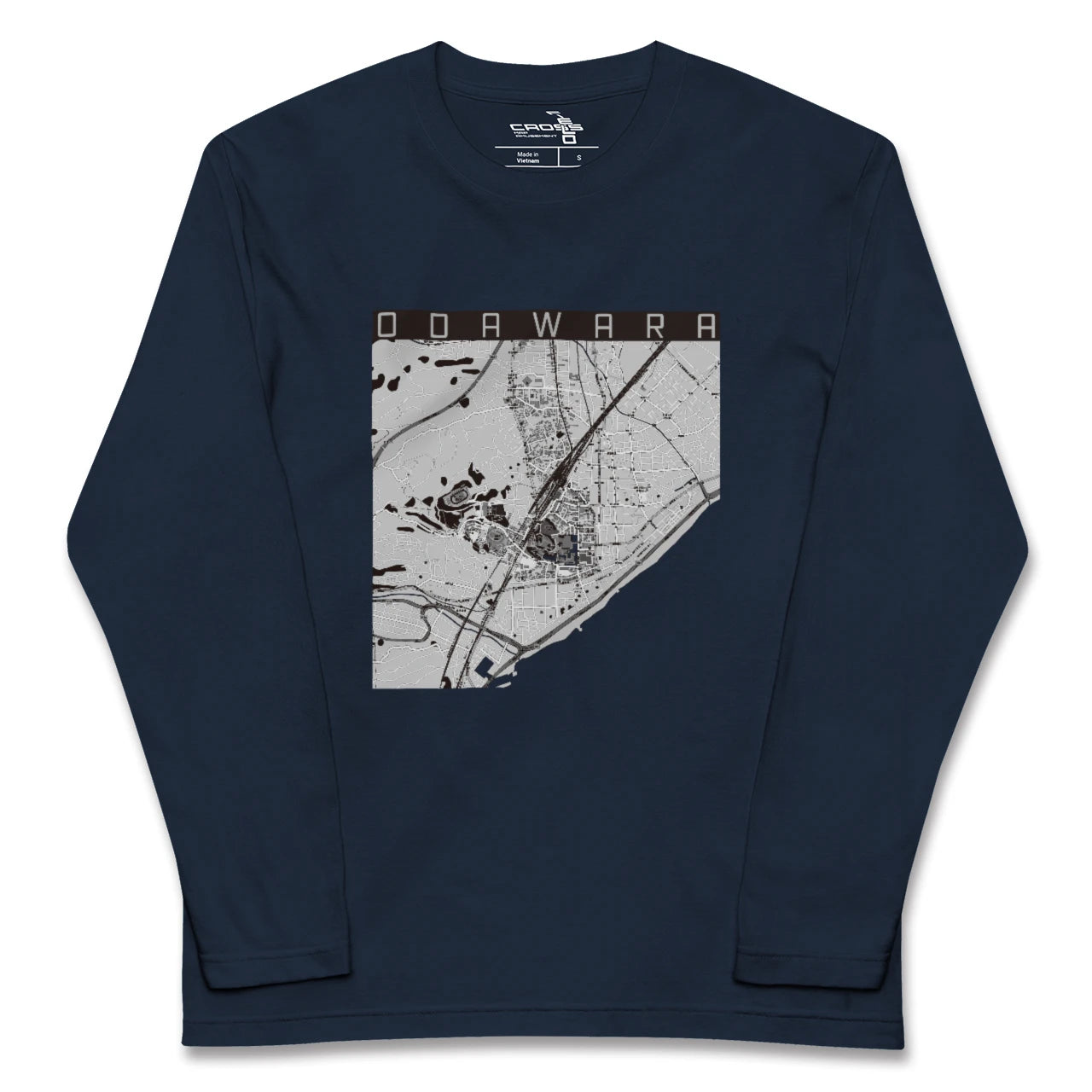 【小田原(神奈川県)】地図柄ロングスリーブTシャツ