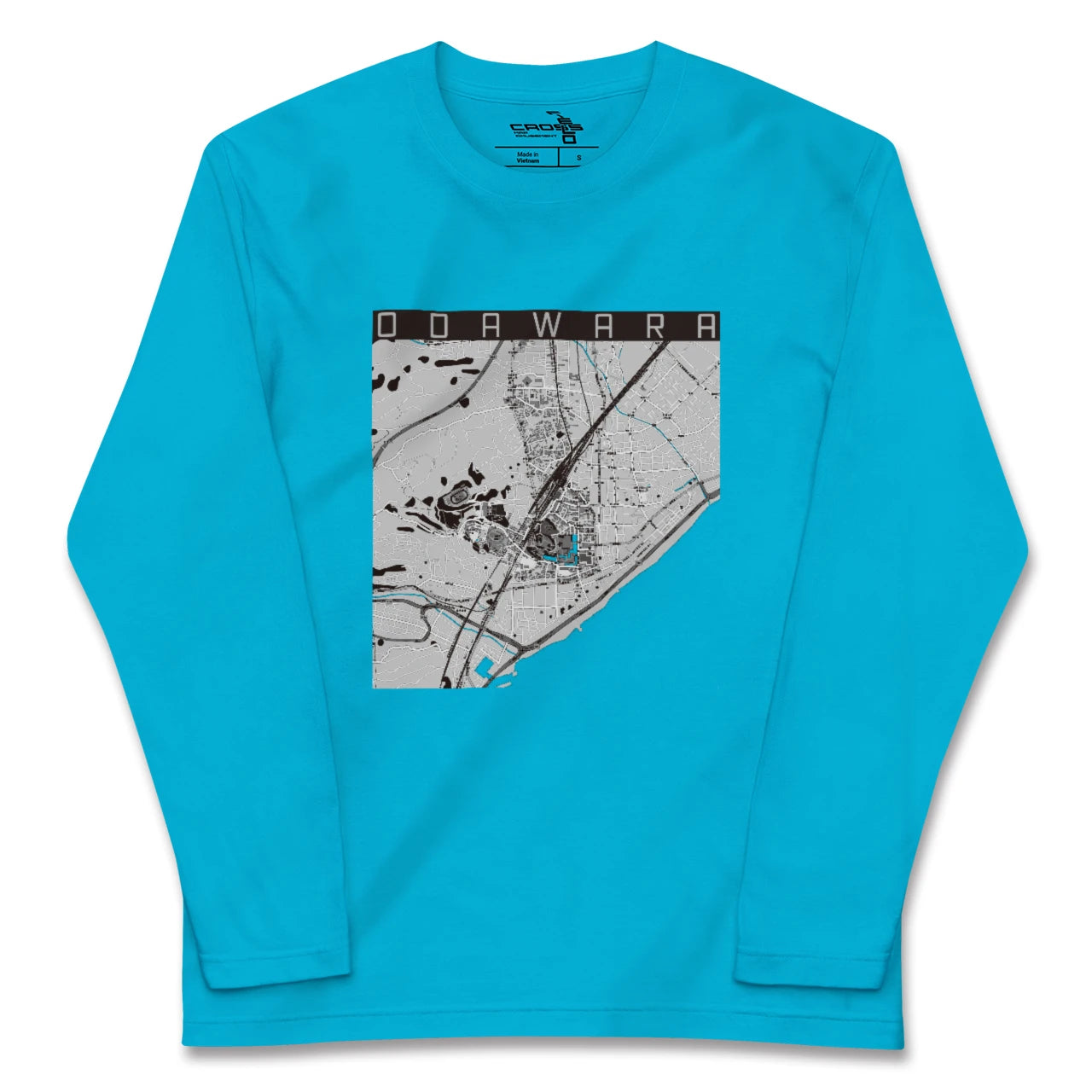 【小田原(神奈川県)】地図柄ロングスリーブTシャツ