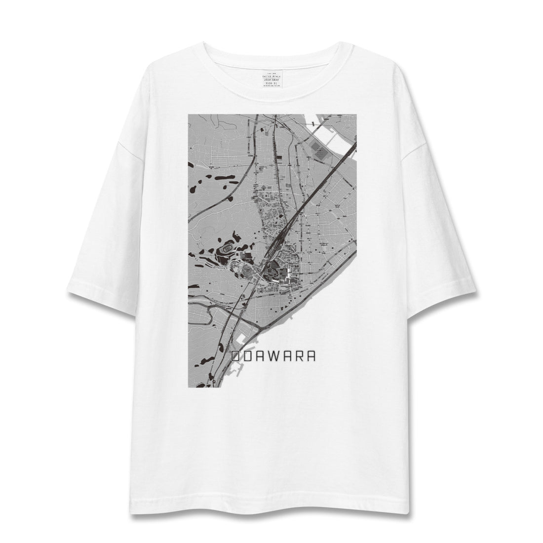 【小田原(神奈川県)】地図柄ビッグシルエットTシャツ