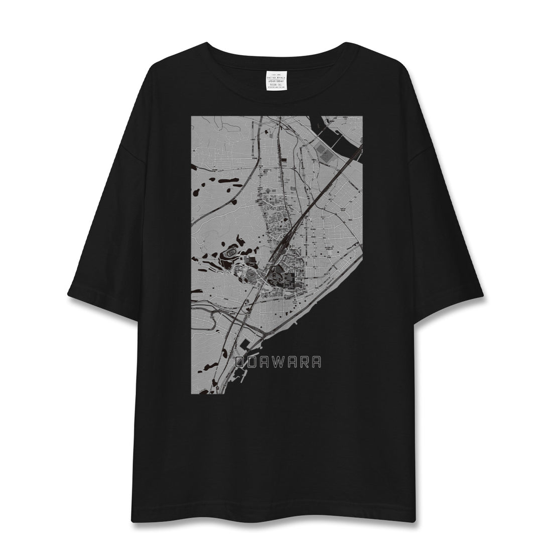 【小田原(神奈川県)】地図柄ビッグシルエットTシャツ