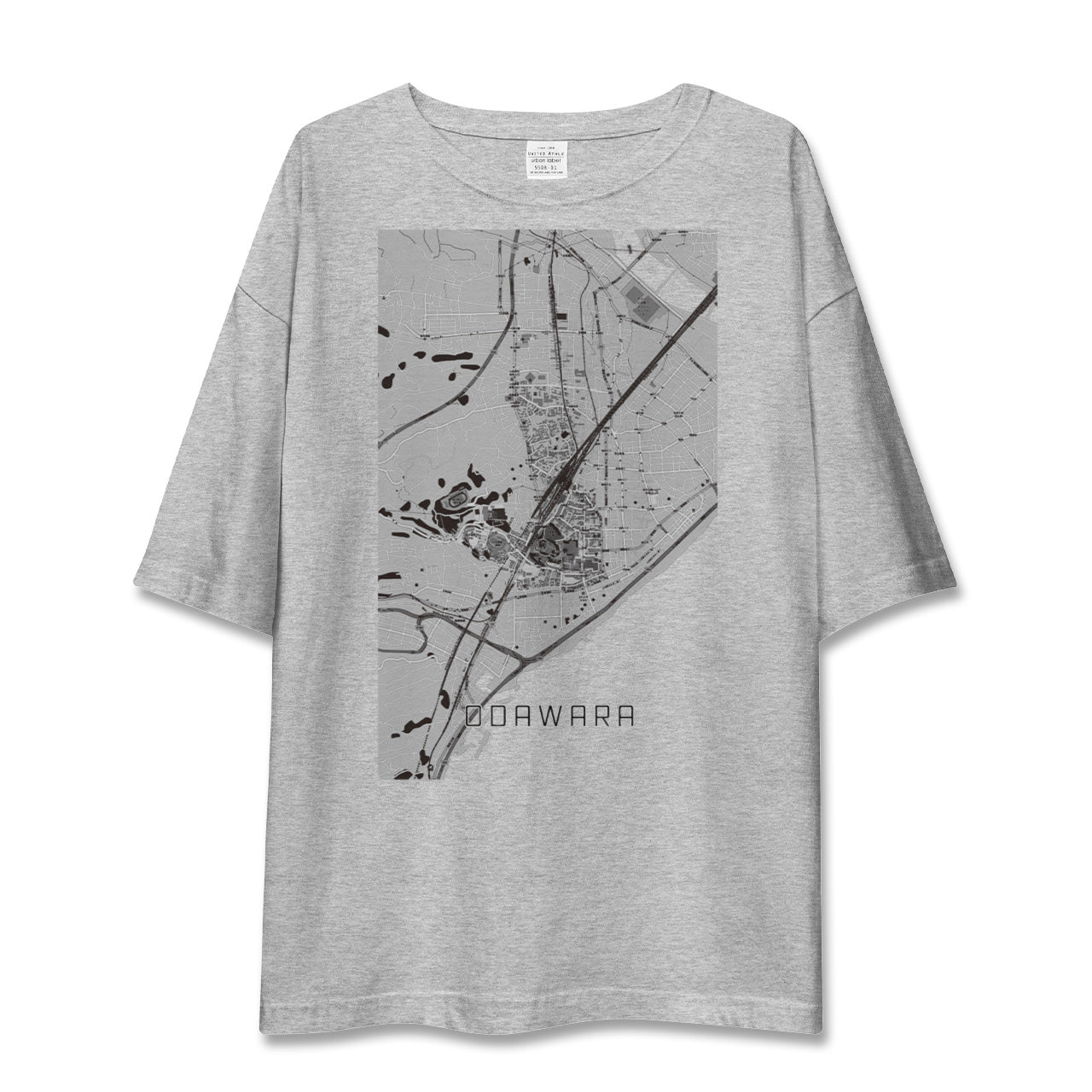 【小田原(神奈川県)】地図柄ビッグシルエットTシャツ