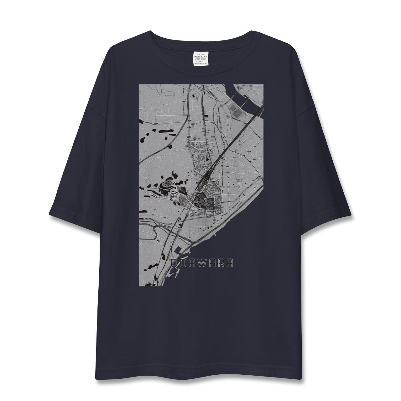 【小田原(神奈川県)】地図柄ビッグシルエットTシャツ