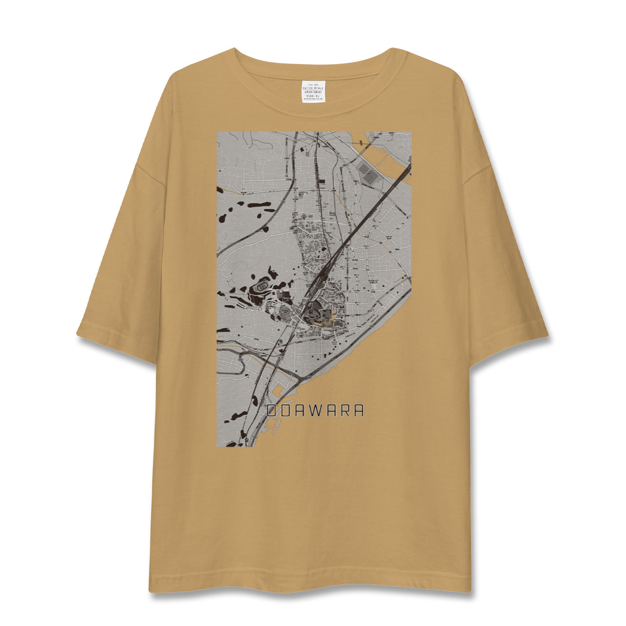 【小田原(神奈川県)】地図柄ビッグシルエットTシャツ
