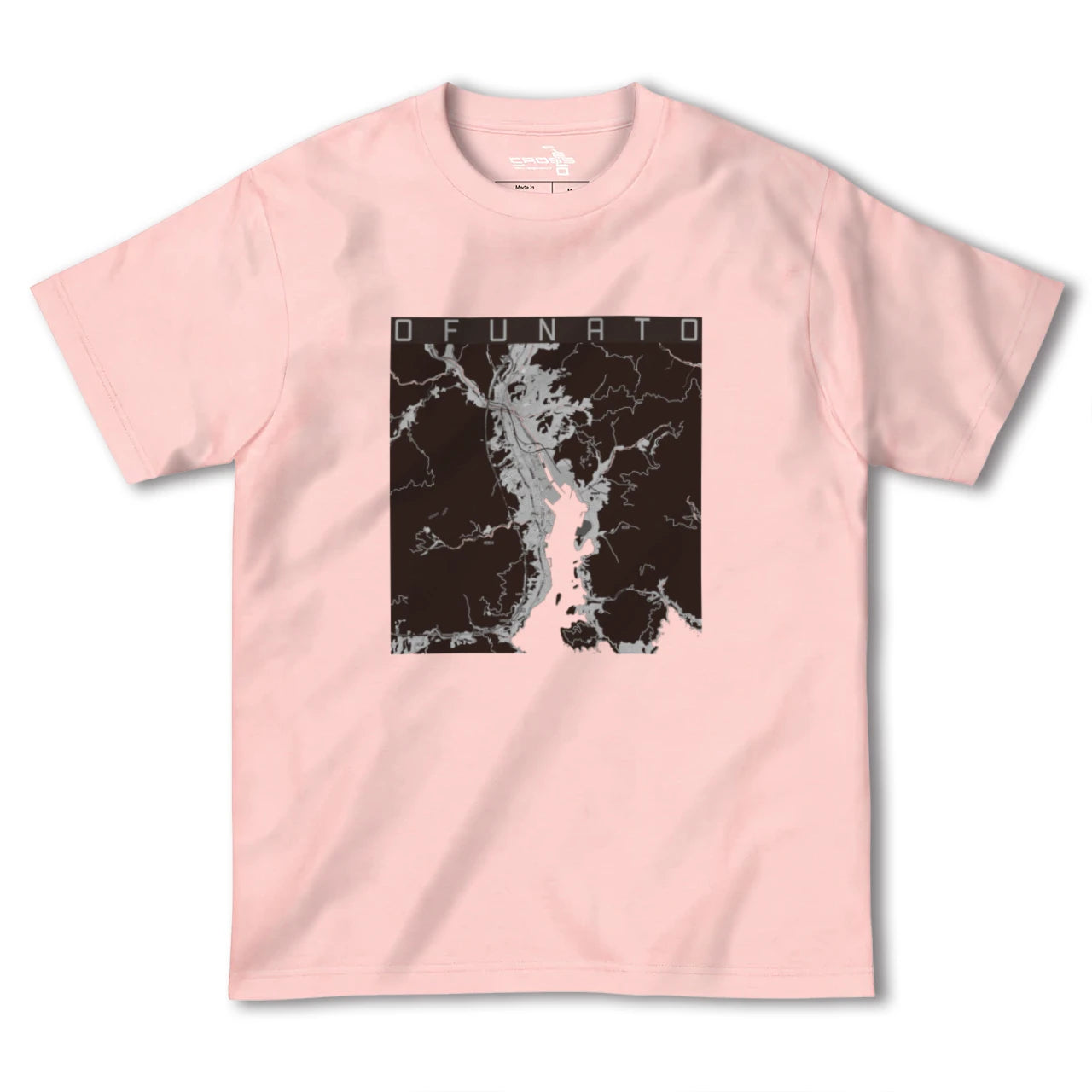 【大船渡(岩手県)】地図柄ヘビーウェイトTシャツ