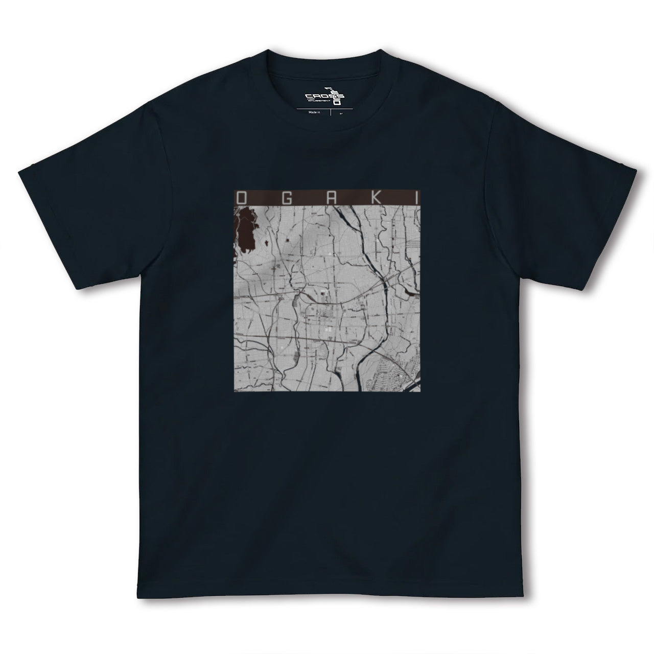 【大垣(岐阜県)】地図柄ヘビーウェイトTシャツ