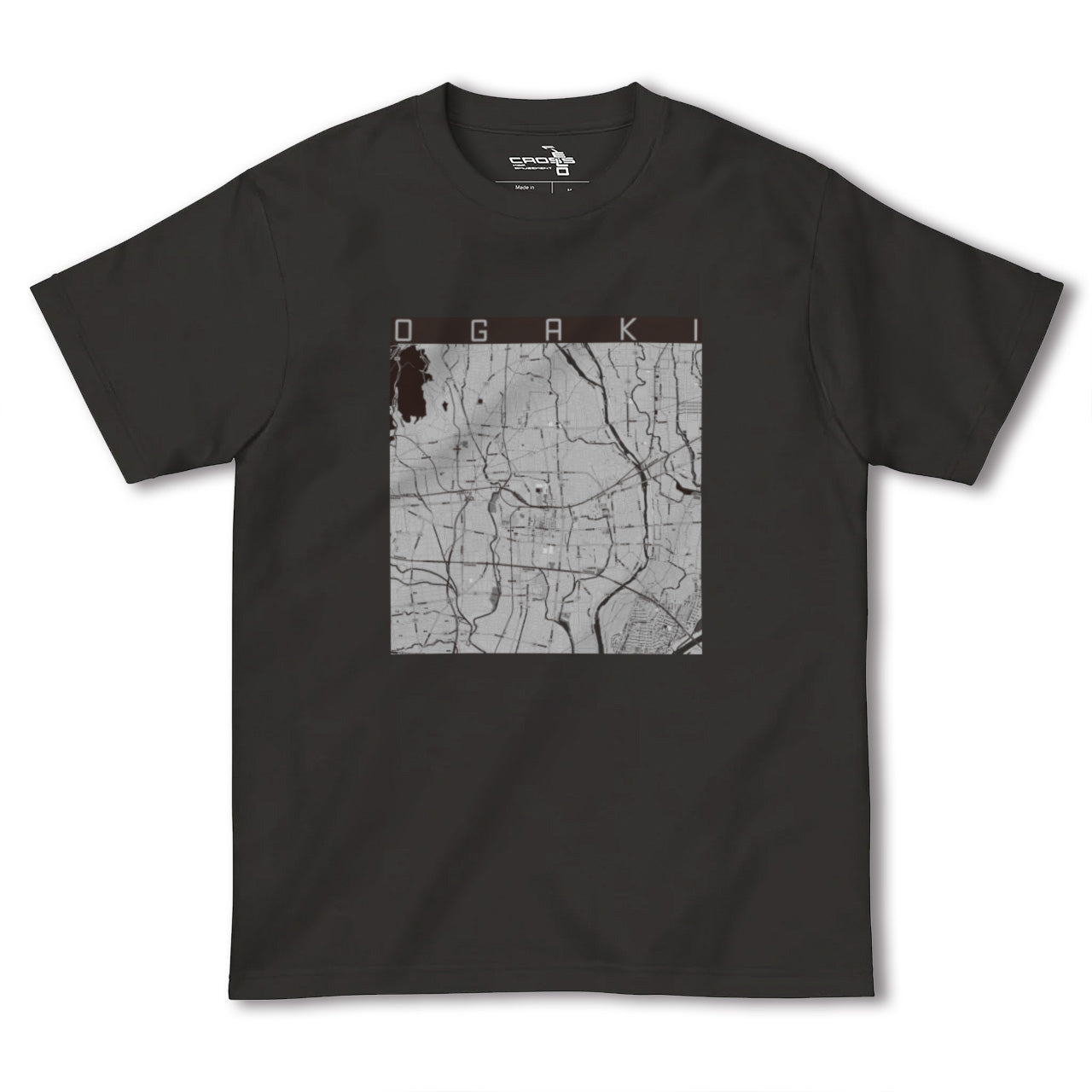 【大垣(岐阜県)】地図柄ヘビーウェイトTシャツ