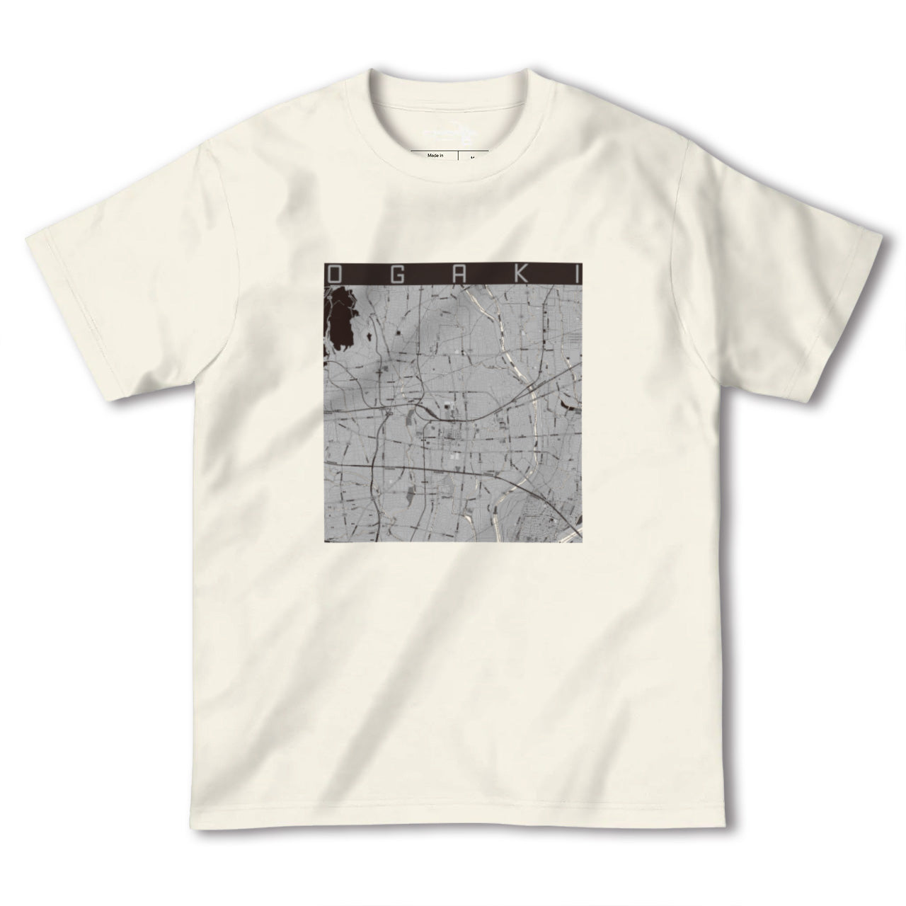 【大垣(岐阜県)】地図柄ヘビーウェイトTシャツ