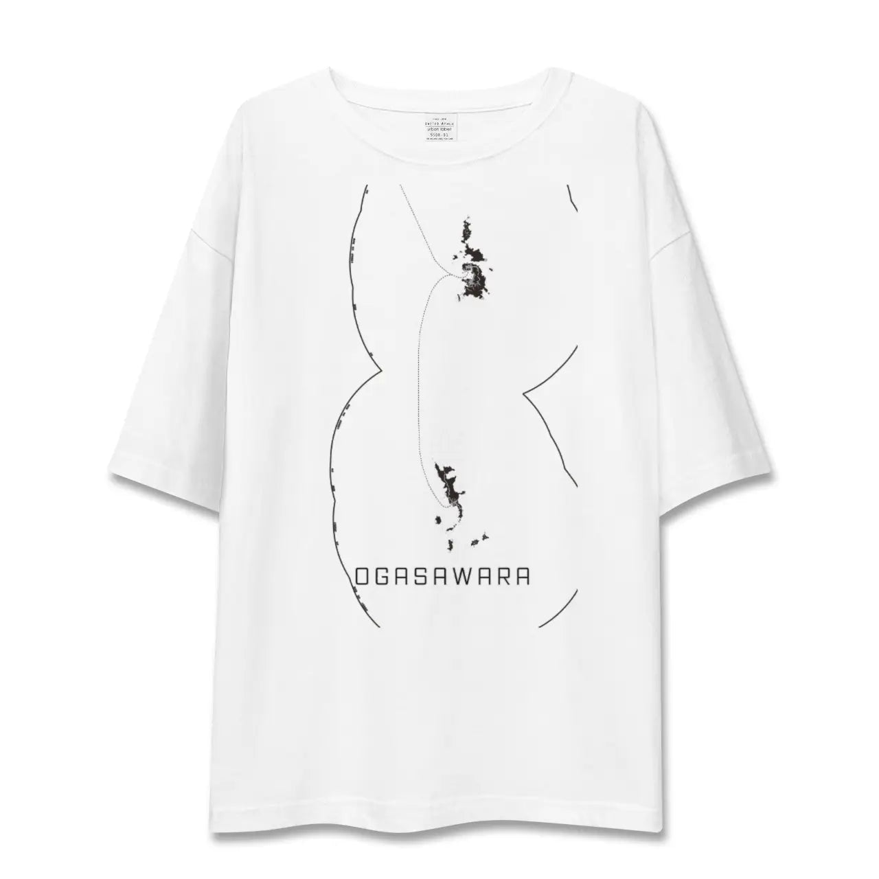 【小笠原(東京都)】地図柄ビッグシルエットTシャツ