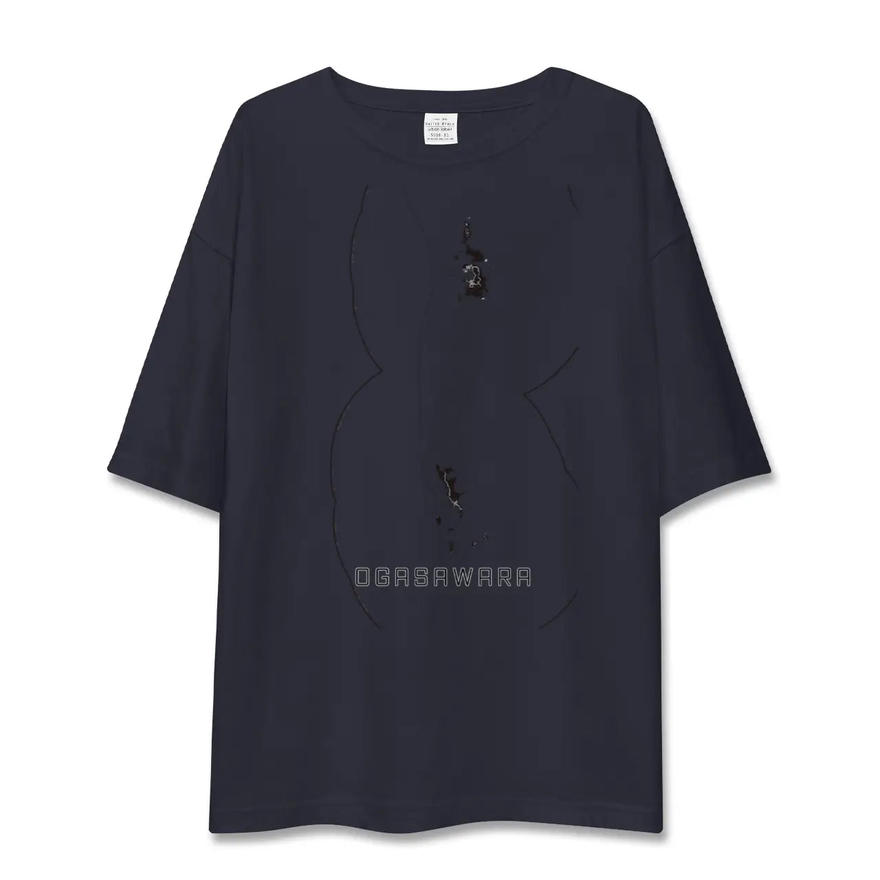 【小笠原(東京都)】地図柄ビッグシルエットTシャツ