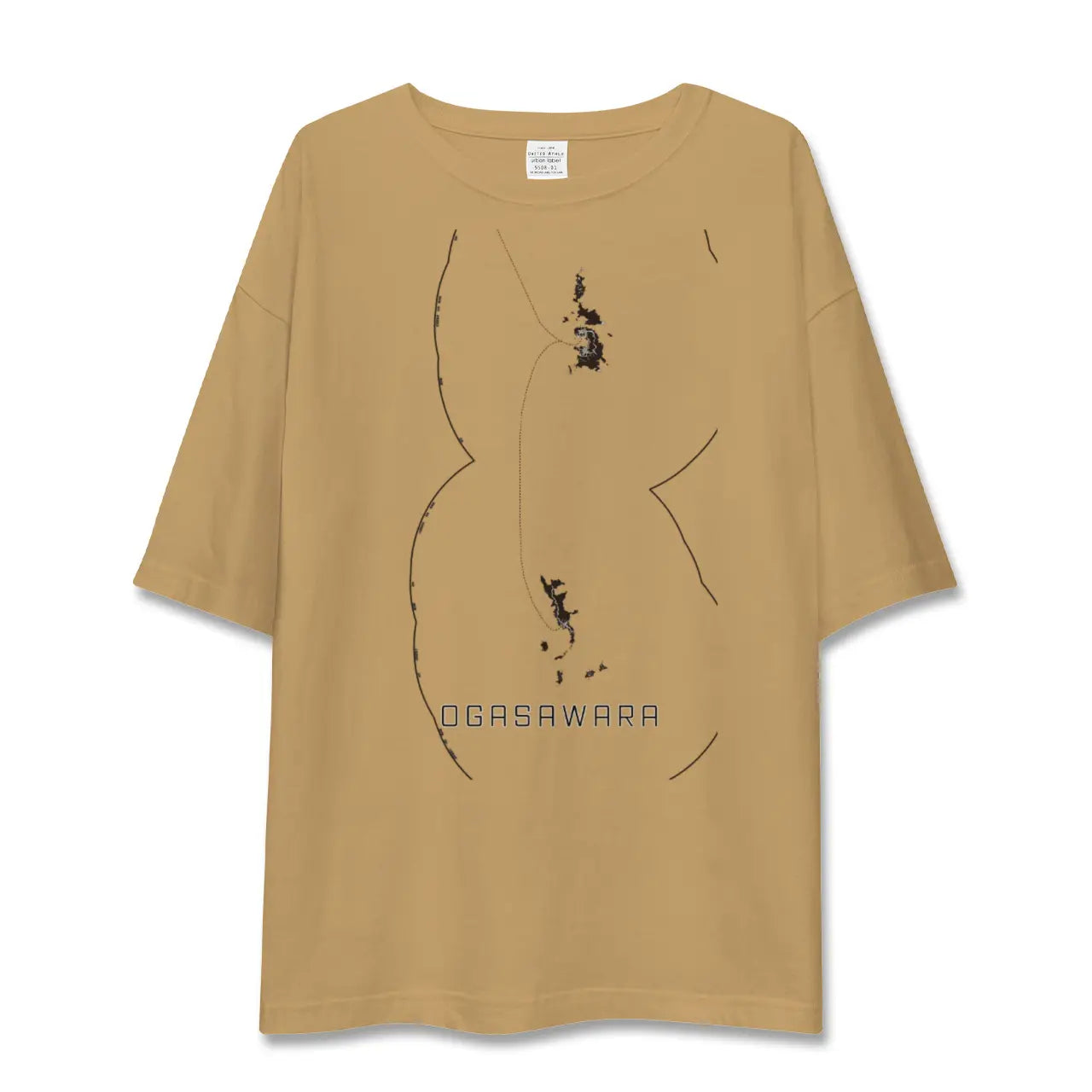 【小笠原(東京都)】地図柄ビッグシルエットTシャツ