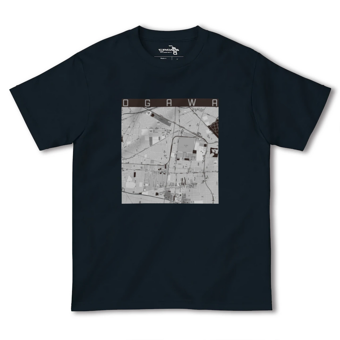 【小川(東京都)】地図柄ヘビーウェイトTシャツ
