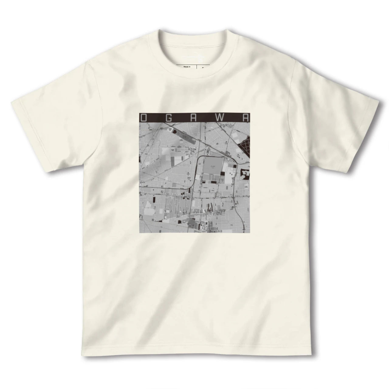 【小川(東京都)】地図柄ヘビーウェイトTシャツ