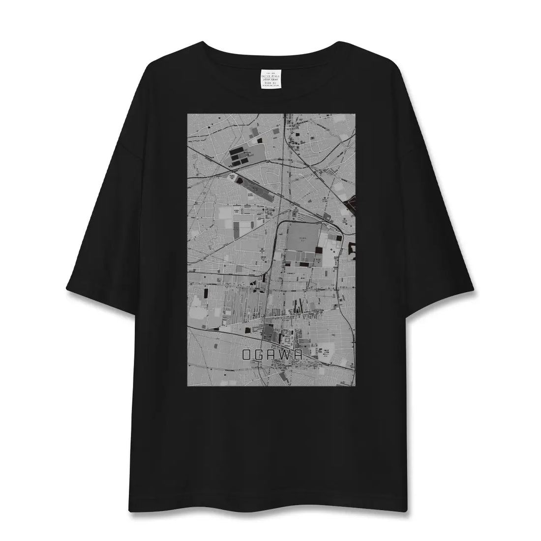 【小川(東京都)】地図柄ビッグシルエットTシャツ