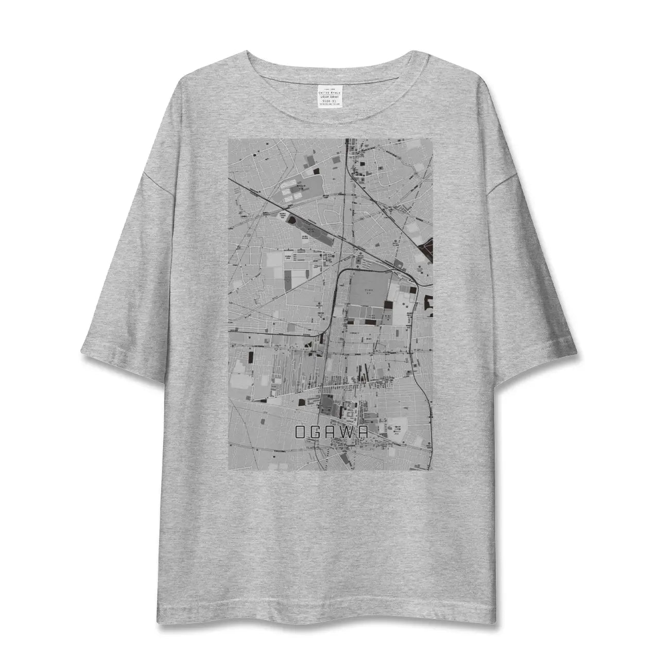 【小川(東京都)】地図柄ビッグシルエットTシャツ