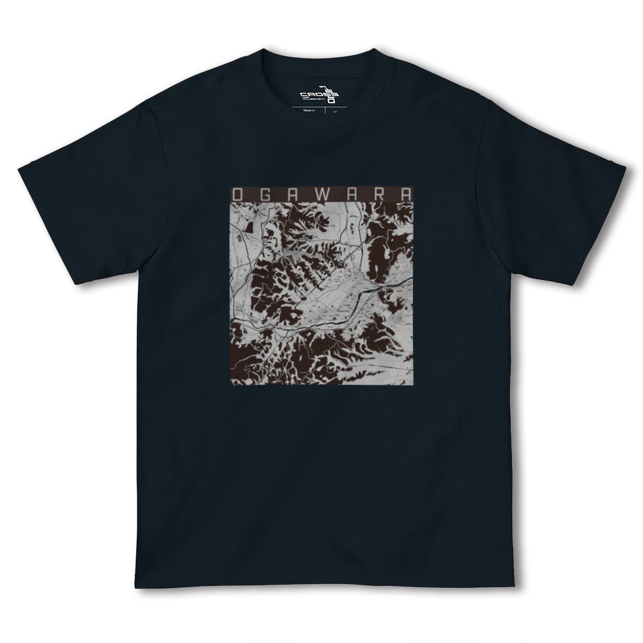 【大河原(宮城県)】地図柄ヘビーウェイトTシャツ