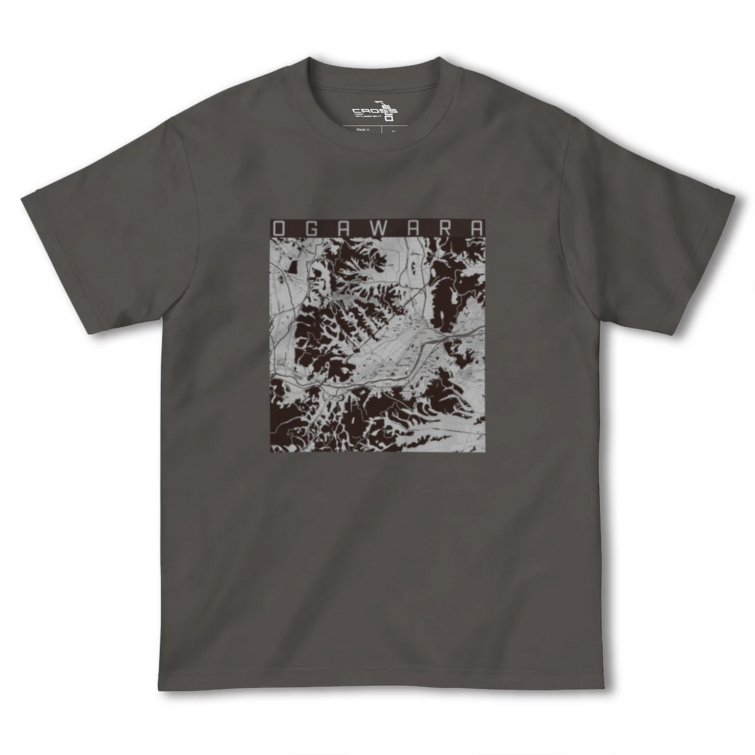 【大河原(宮城県)】地図柄ヘビーウェイトTシャツ