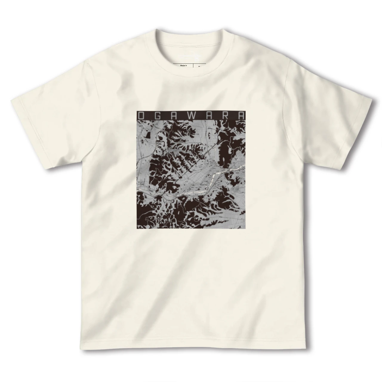 【大河原(宮城県)】地図柄ヘビーウェイトTシャツ