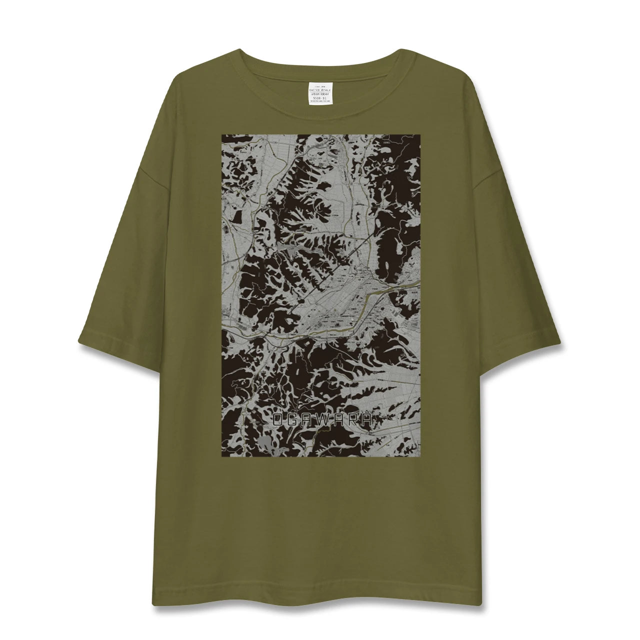 【大河原(宮城県)】地図柄ビッグシルエットTシャツ