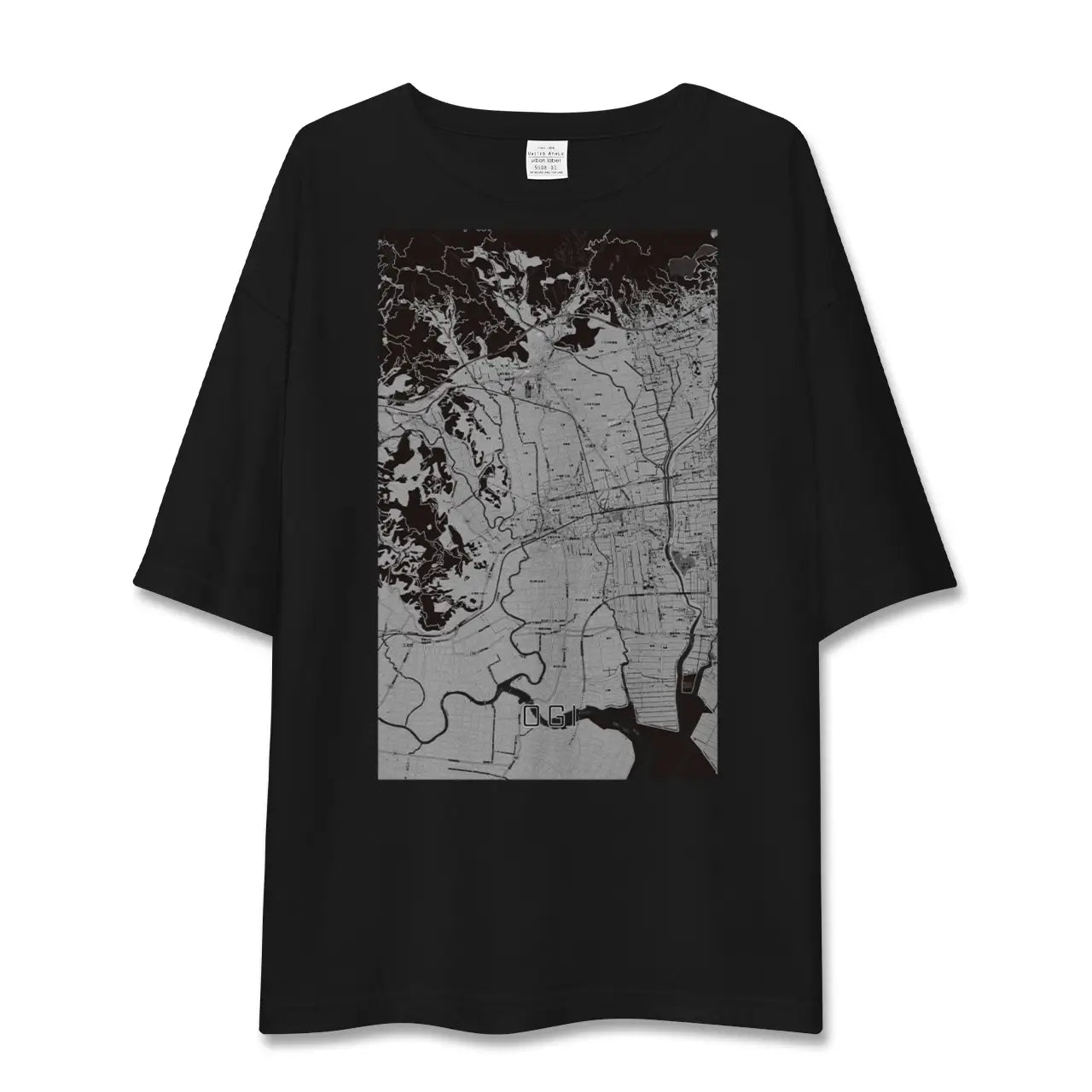 【小城(佐賀県)】地図柄ビッグシルエットTシャツ