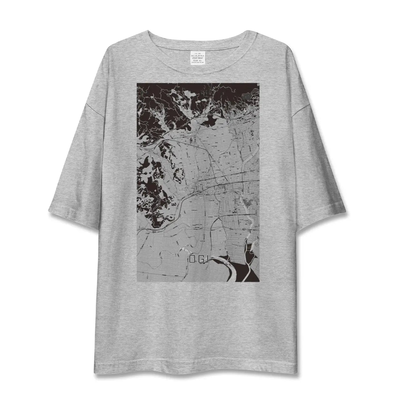 【小城(佐賀県)】地図柄ビッグシルエットTシャツ