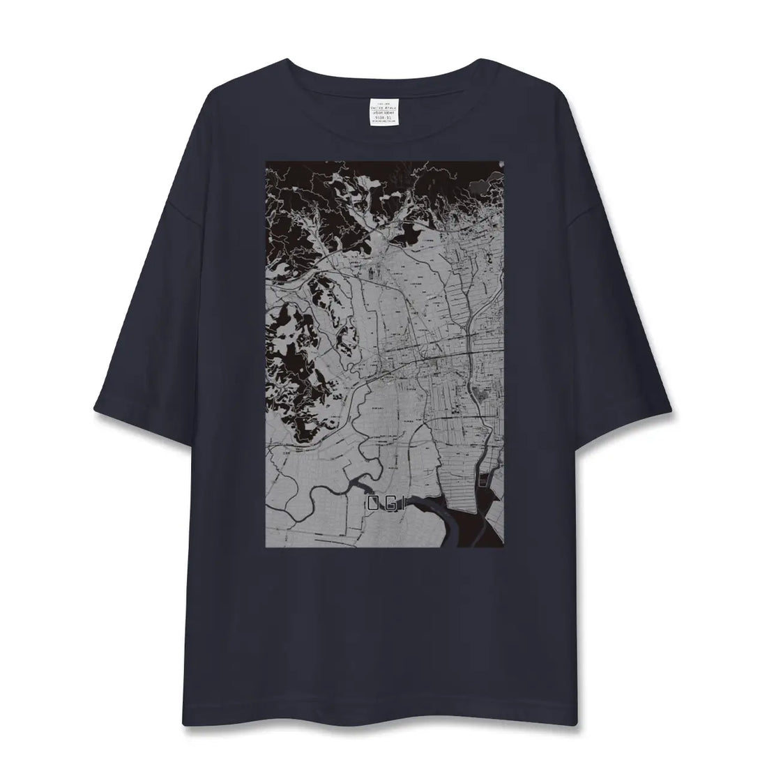 【小城(佐賀県)】地図柄ビッグシルエットTシャツ