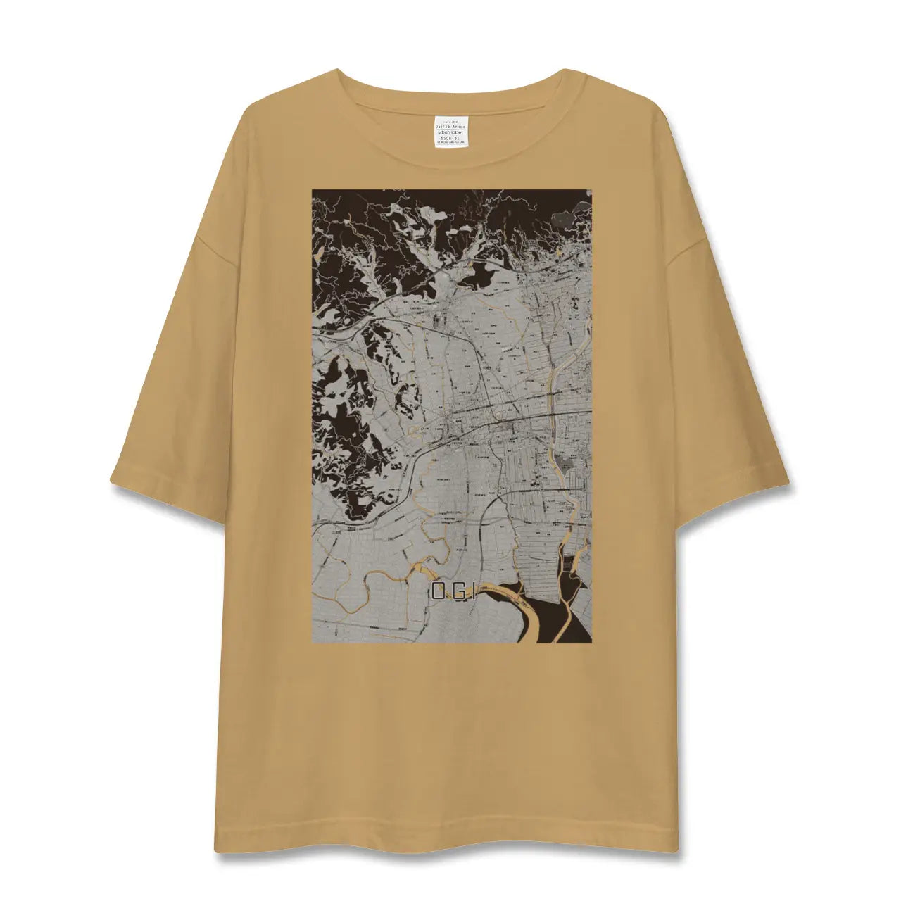 【小城(佐賀県)】地図柄ビッグシルエットTシャツ