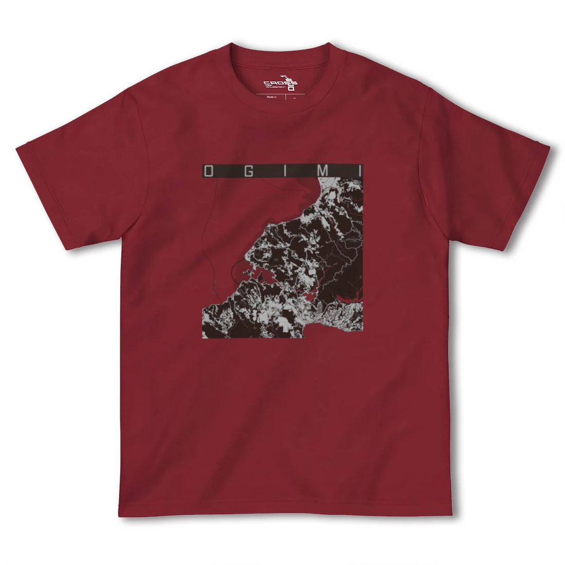 【大宜味(沖縄県)】地図柄ヘビーウェイトTシャツ