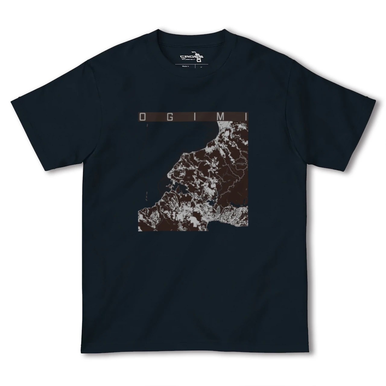 【大宜味(沖縄県)】地図柄ヘビーウェイトTシャツ
