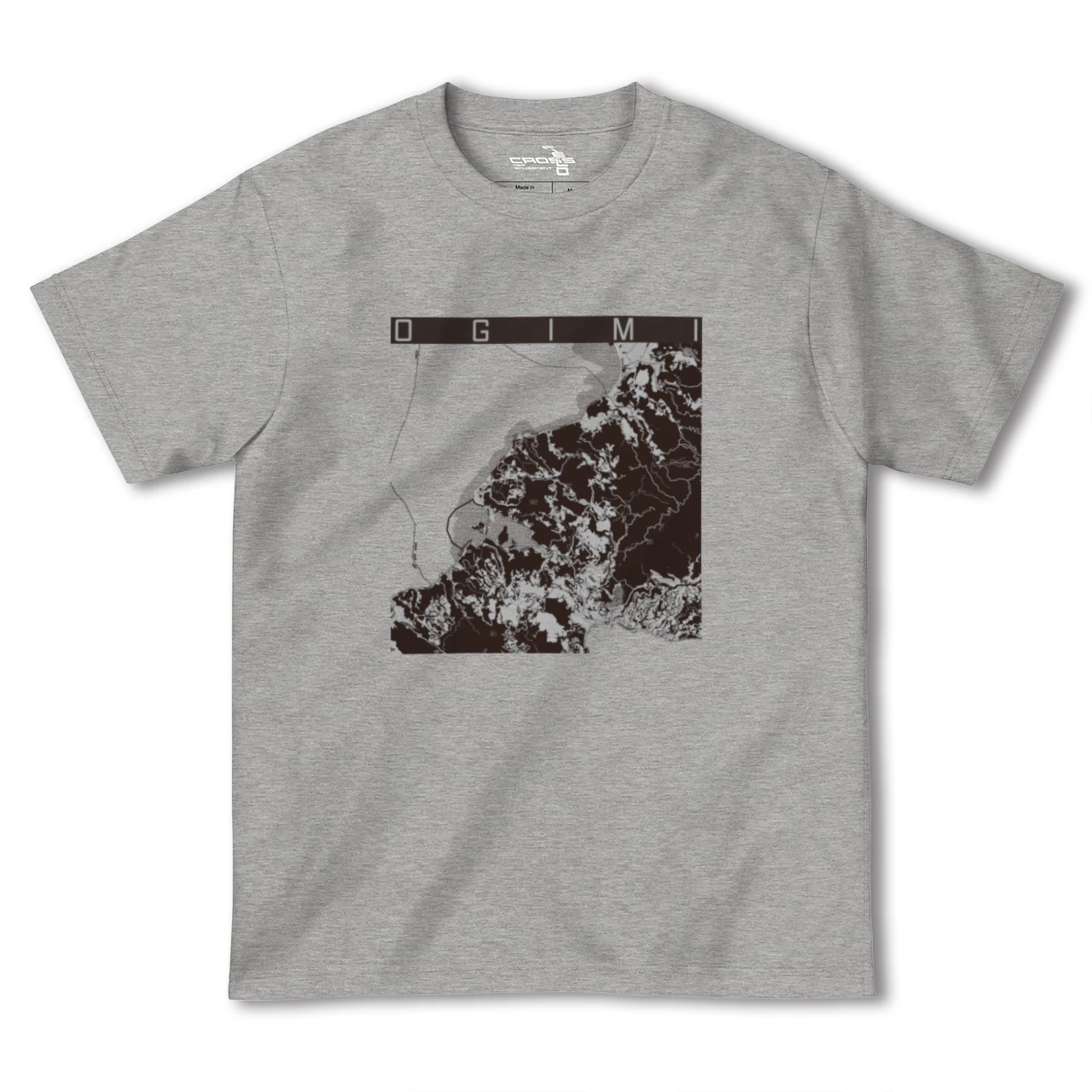 【大宜味(沖縄県)】地図柄ヘビーウェイトTシャツ