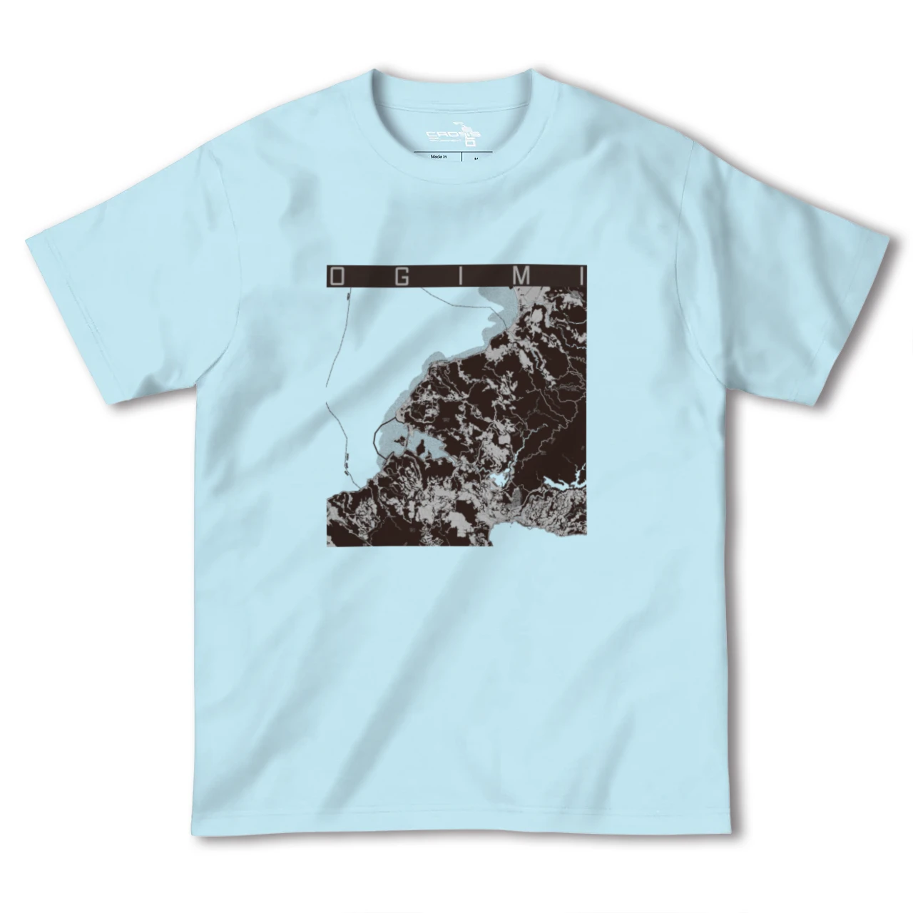 【大宜味(沖縄県)】地図柄ヘビーウェイトTシャツ