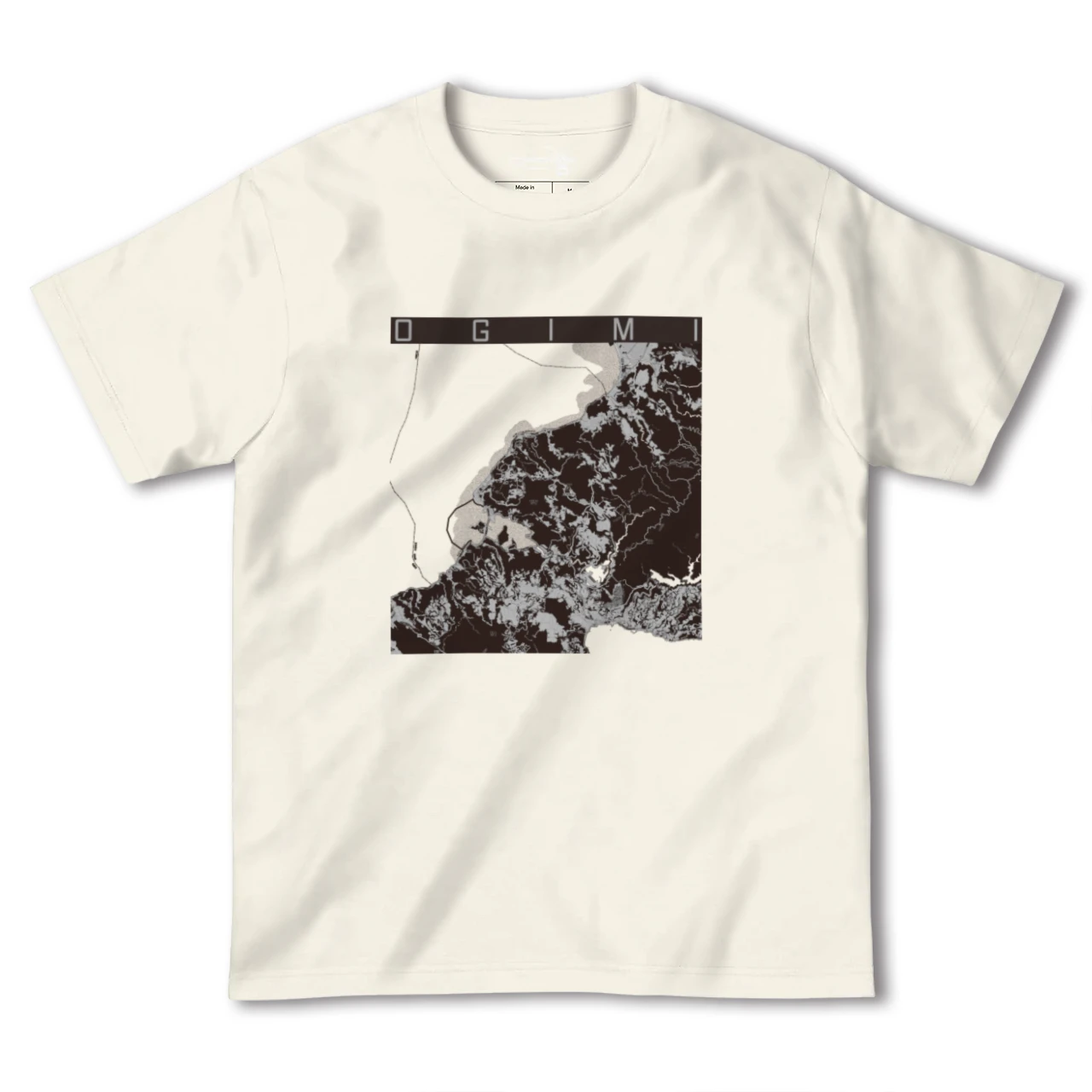 【大宜味(沖縄県)】地図柄ヘビーウェイトTシャツ