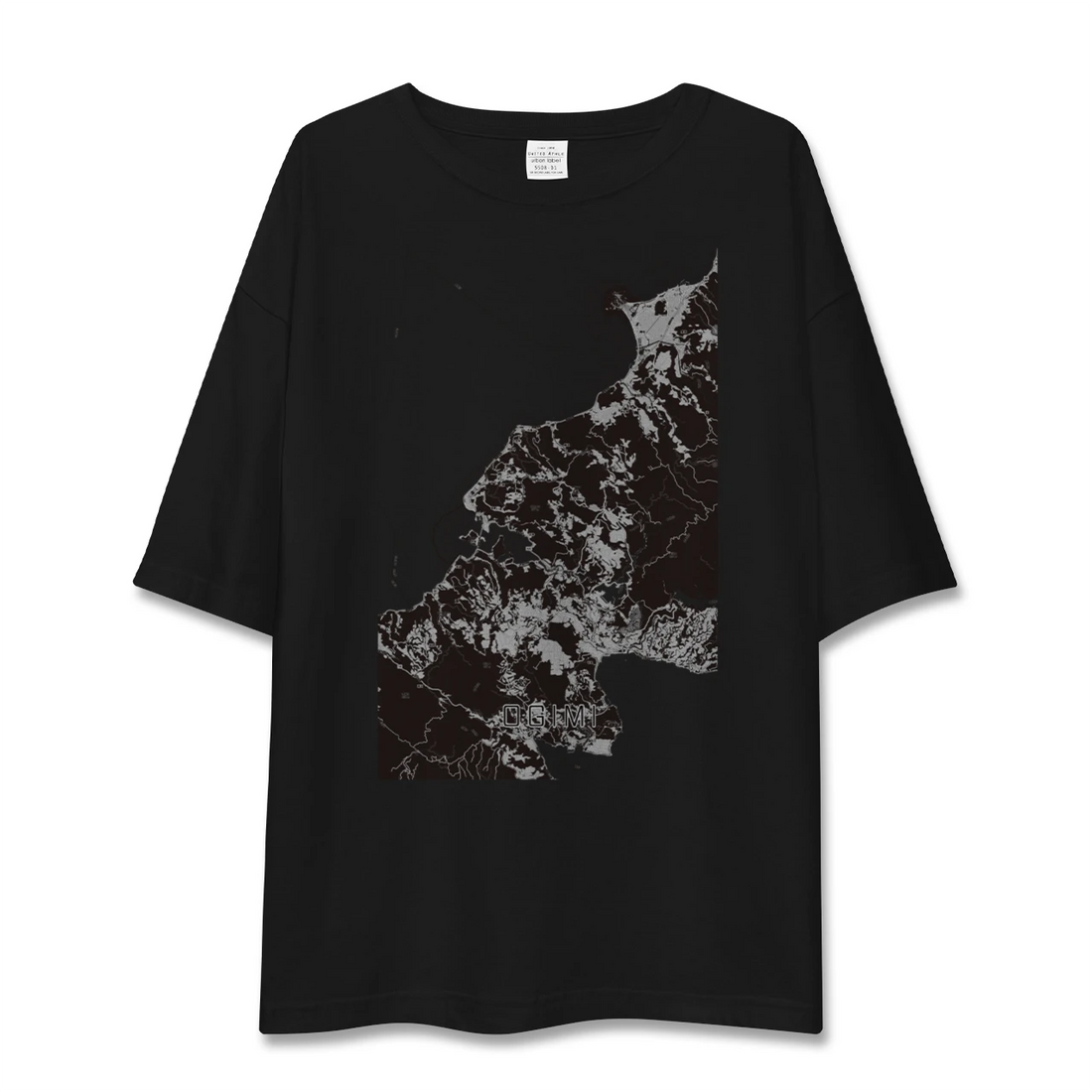 【大宜味(沖縄県)】地図柄ビッグシルエットTシャツ
