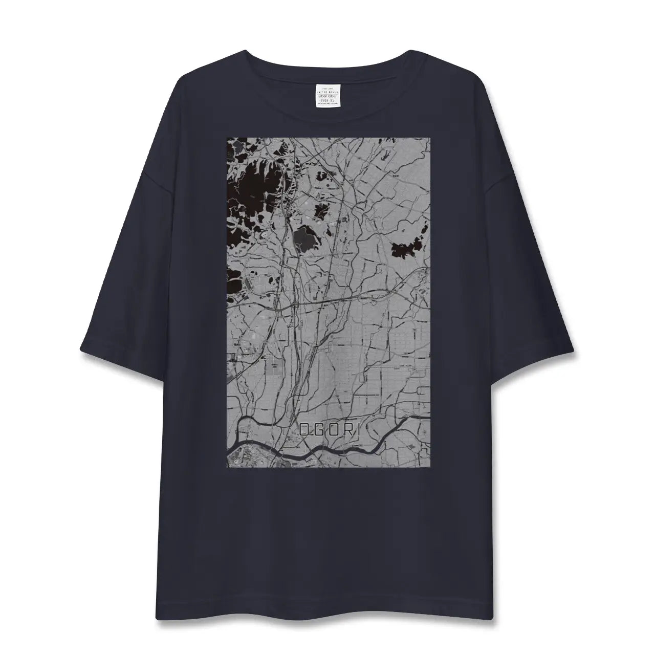 【小郡(福岡県)】地図柄ビッグシルエットTシャツ