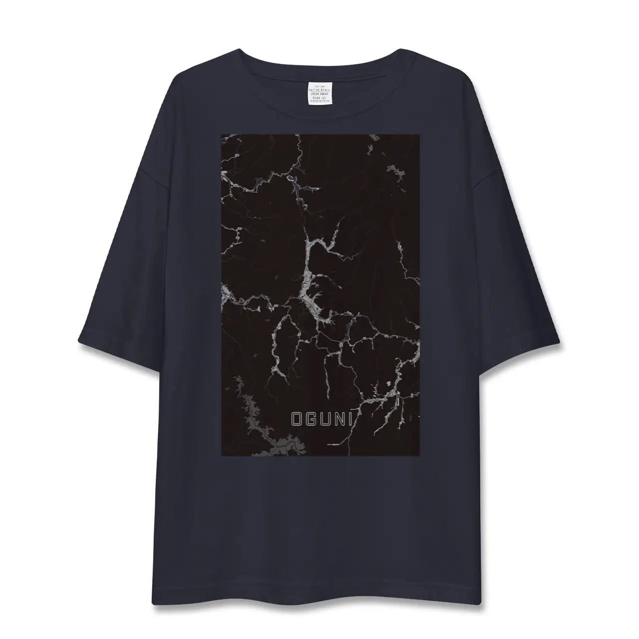 【小国(山形県)】地図柄ビッグシルエットTシャツ
