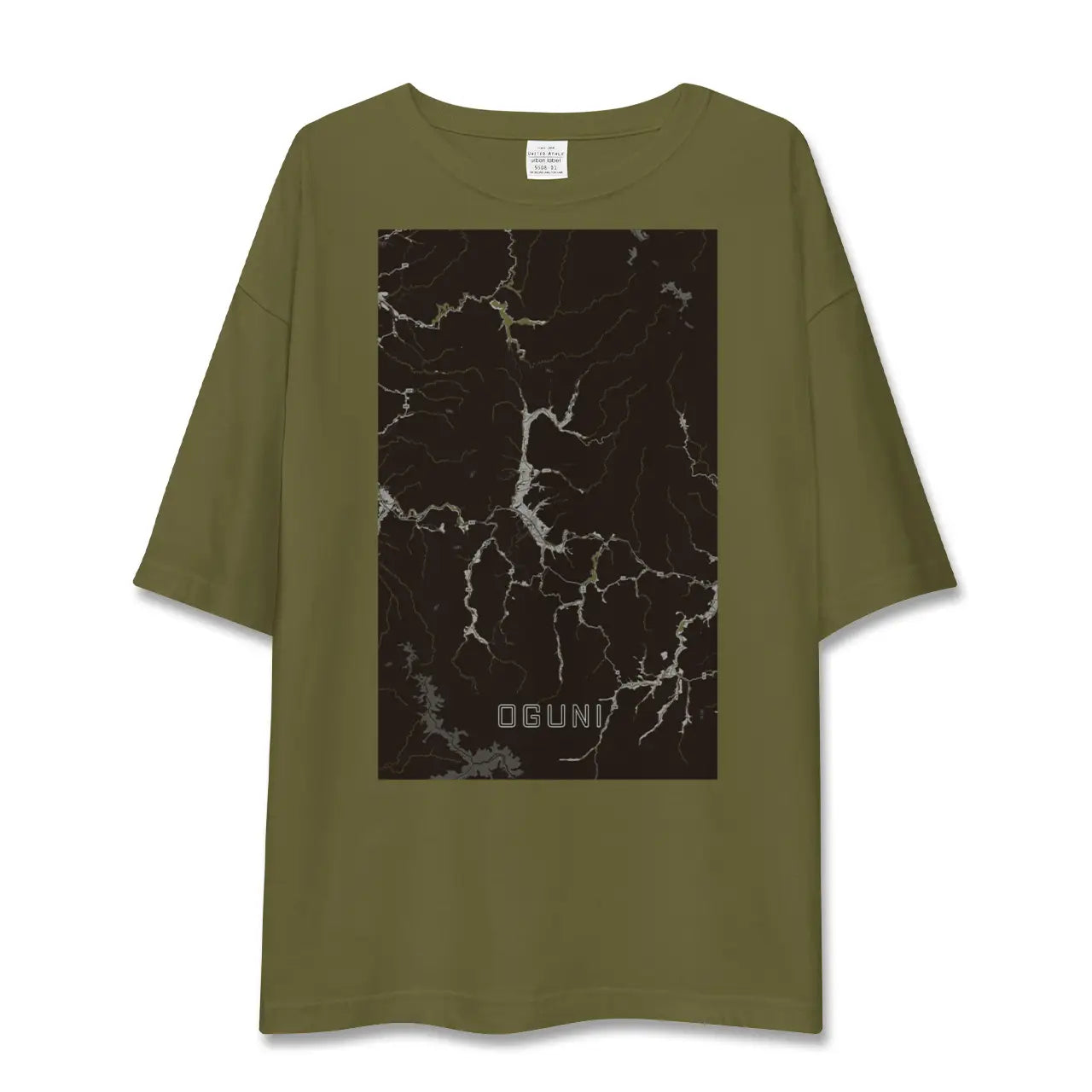 【小国(山形県)】地図柄ビッグシルエットTシャツ