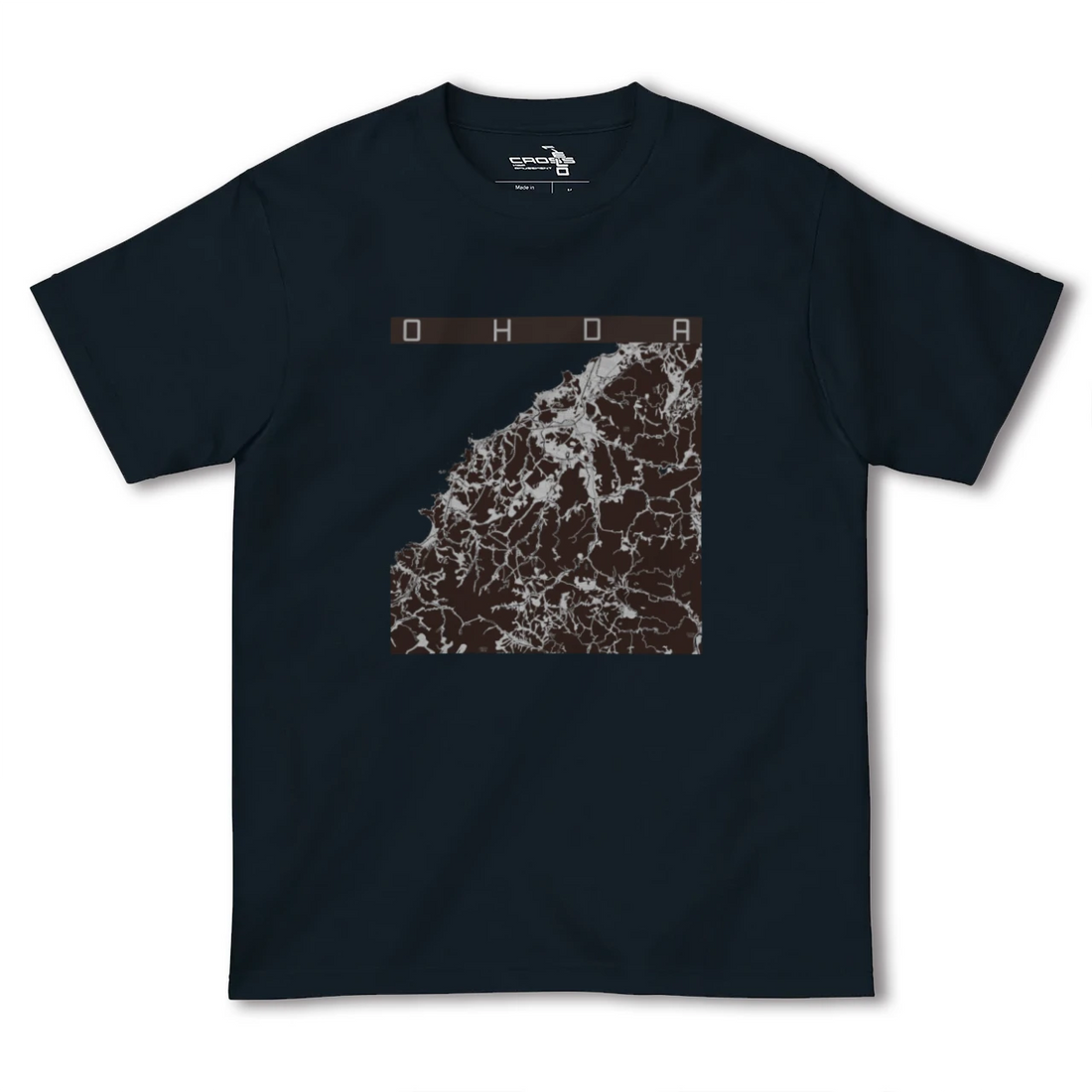 【大田(島根県)】地図柄ヘビーウェイトTシャツ