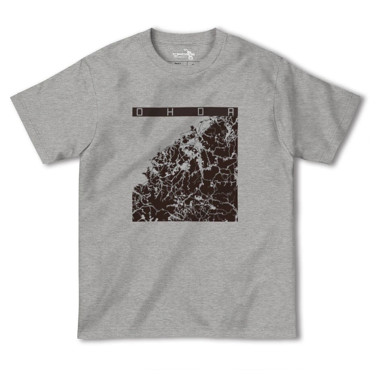 【大田(島根県)】地図柄ヘビーウェイトTシャツ