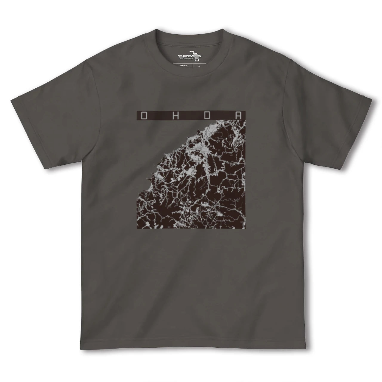 【大田(島根県)】地図柄ヘビーウェイトTシャツ
