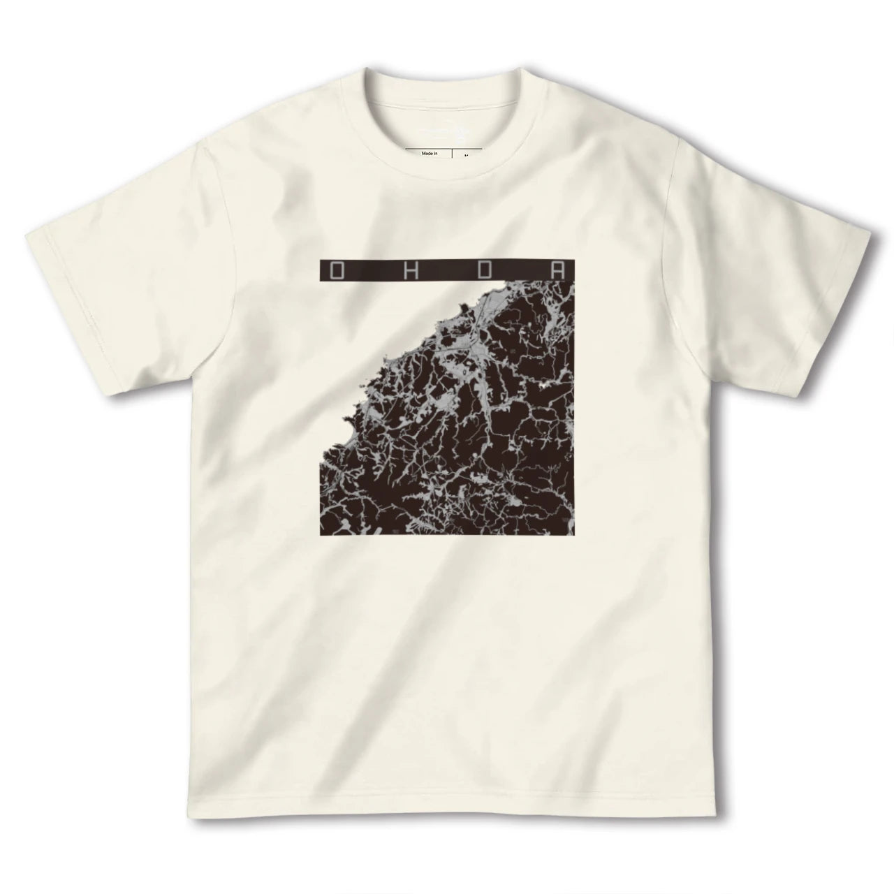 【大田(島根県)】地図柄ヘビーウェイトTシャツ