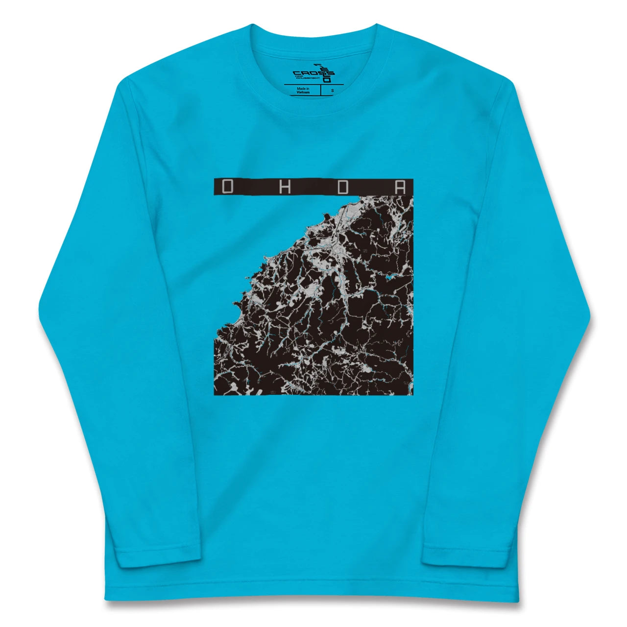 【大田(島根県)】地図柄ロングスリーブTシャツ