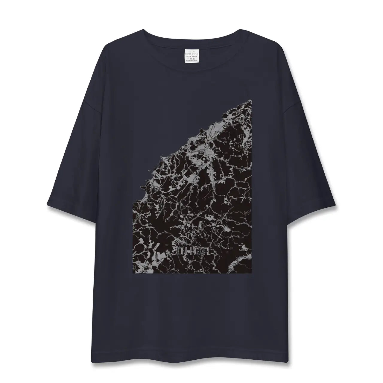 【大田(島根県)】地図柄ビッグシルエットTシャツ