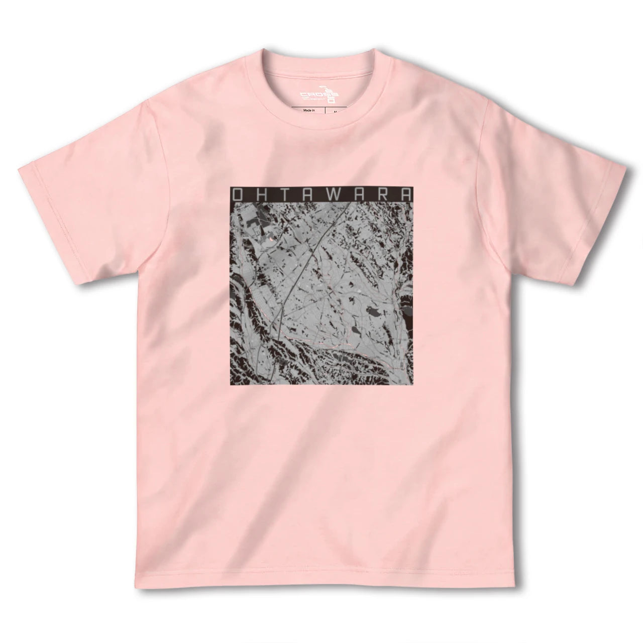 【大田原(栃木県)】地図柄ヘビーウェイトTシャツ