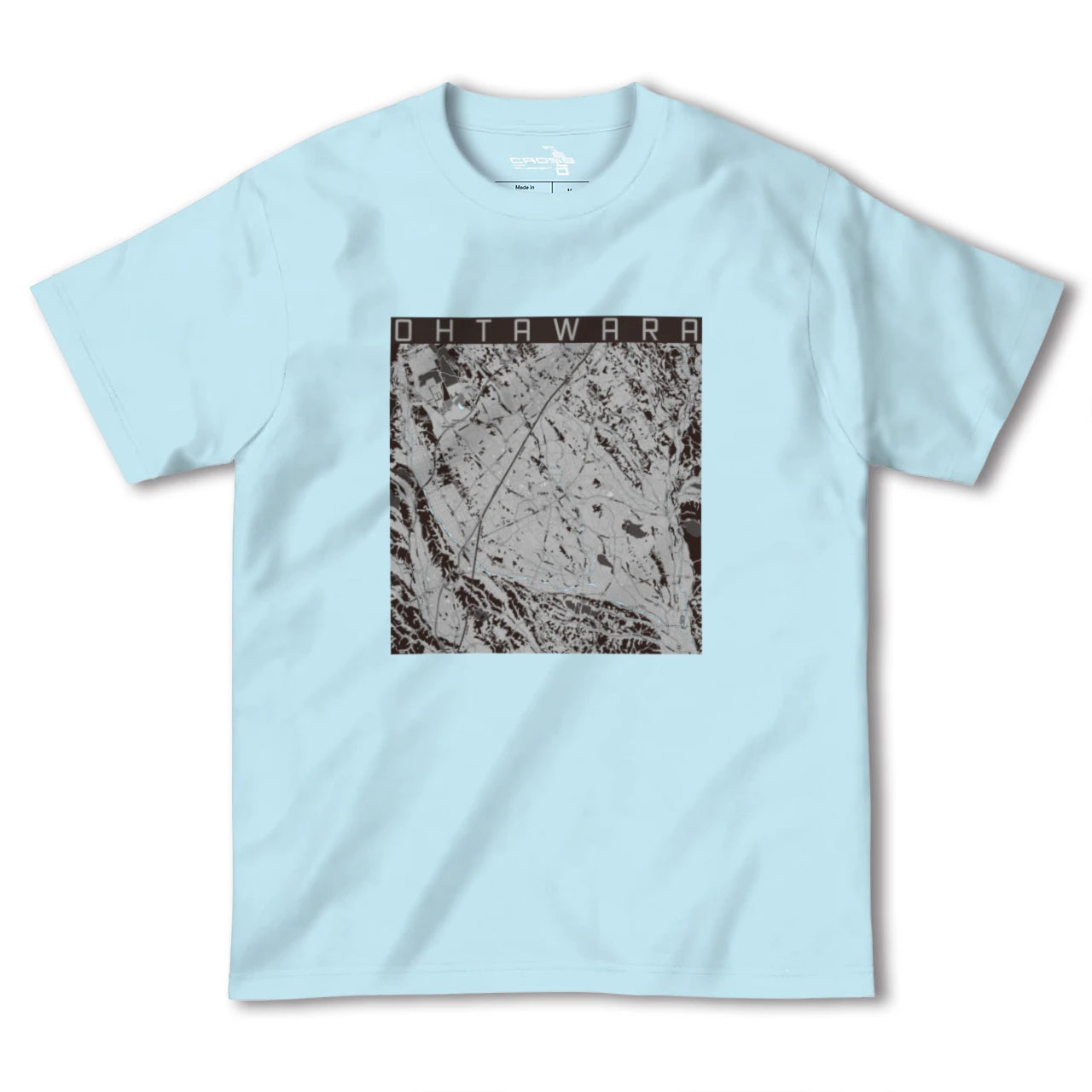 【大田原(栃木県)】地図柄ヘビーウェイトTシャツ