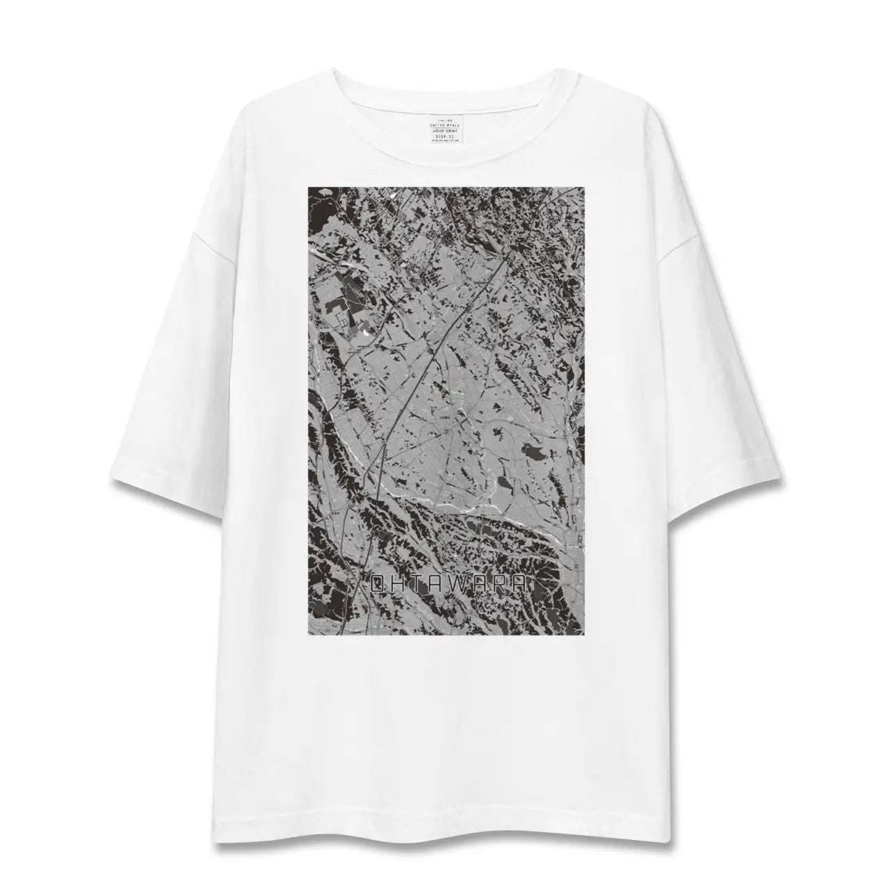 【大田原(栃木県)】地図柄ビッグシルエットTシャツ