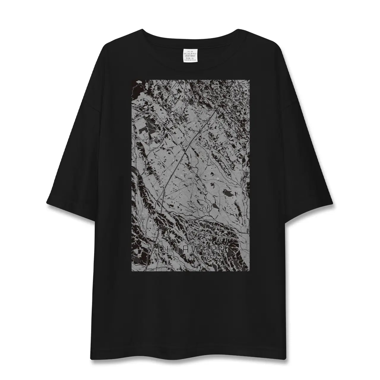 【大田原(栃木県)】地図柄ビッグシルエットTシャツ