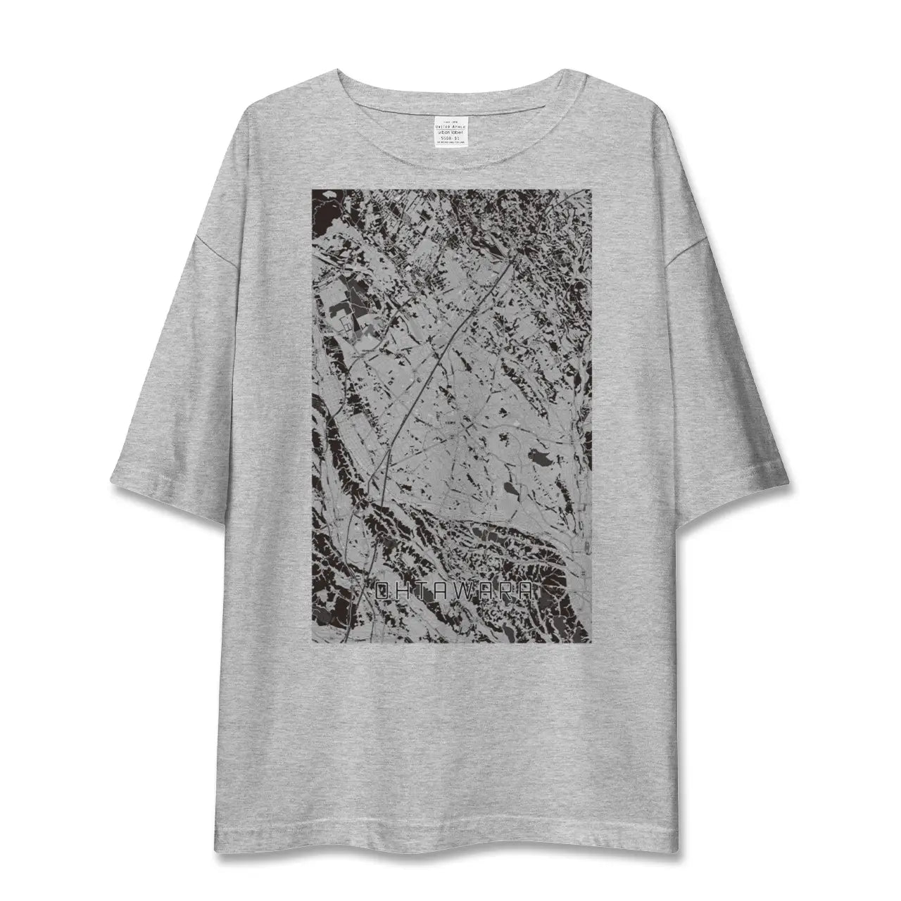 【大田原(栃木県)】地図柄ビッグシルエットTシャツ