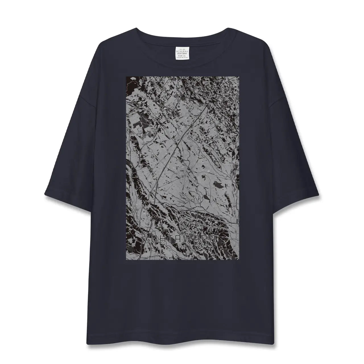 【大田原(栃木県)】地図柄ビッグシルエットTシャツ