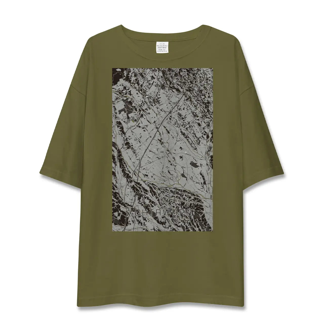 【大田原(栃木県)】地図柄ビッグシルエットTシャツ