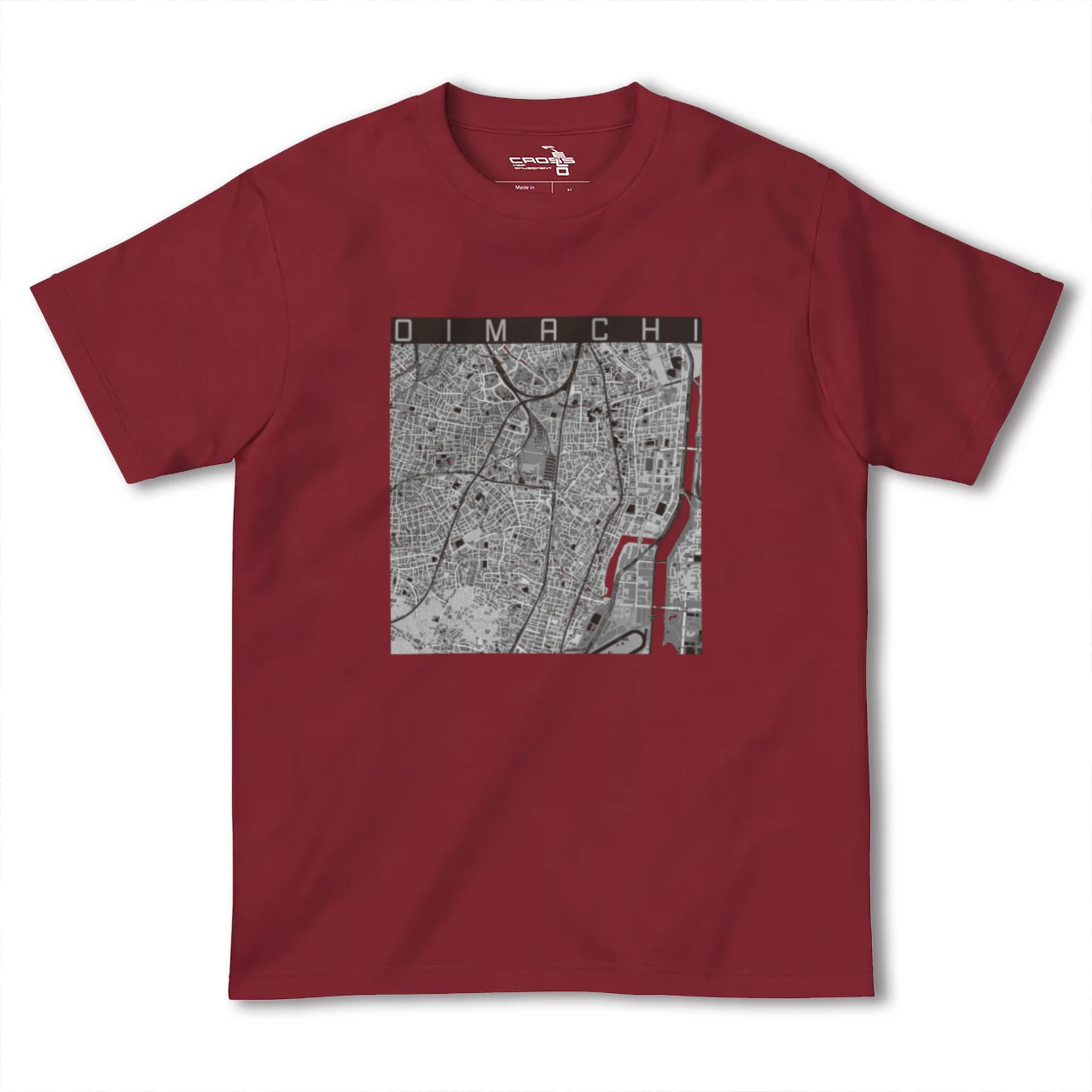 【大井町(東京都)】地図柄ヘビーウェイトTシャツ