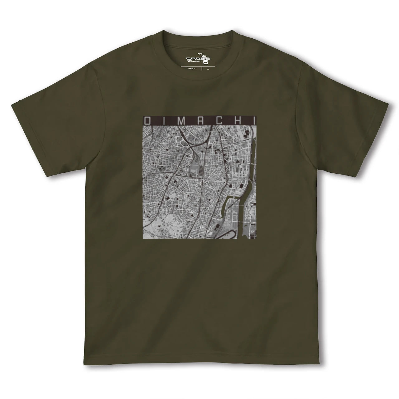 【大井町(東京都)】地図柄ヘビーウェイトTシャツ